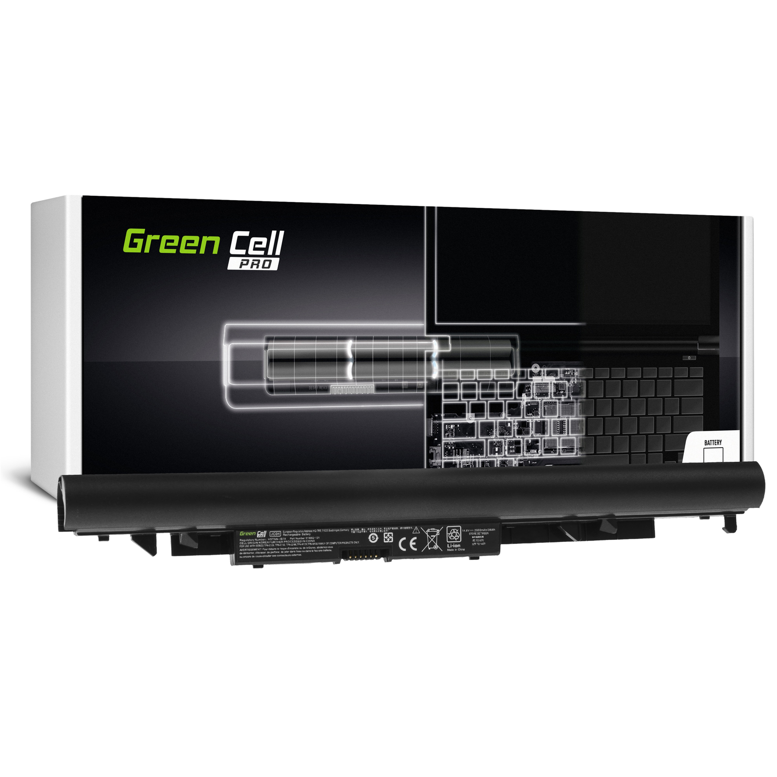 Green Cell PRO JC04 HP Notebook akkumulátor 2600 mAh (HP142PRO)