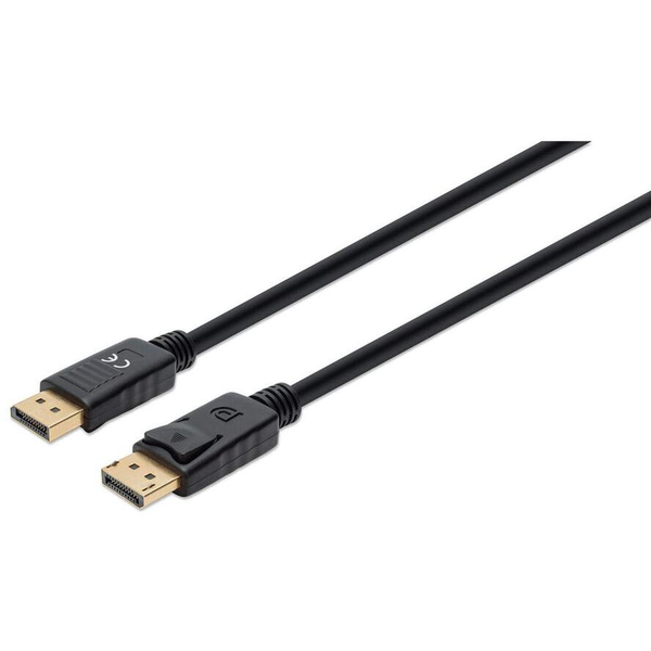 Manhattan 355575 DisplayPort kabel 2 m Sort