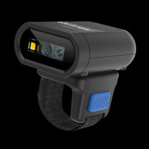 Newland Bluetooth ring scanner, 2D CMOS imager with USB-A to magnetic connector cable.