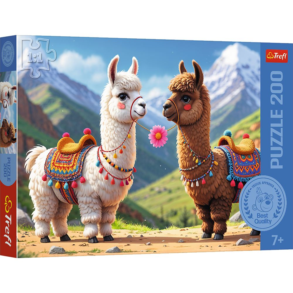 Trefl : Színes lámák 200 darabos puzzle (13356) (13356)