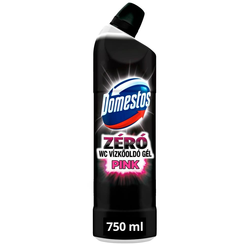 Domestos ZERO PINK WC vízkőoldó gél, 750 ml (8717644186046)