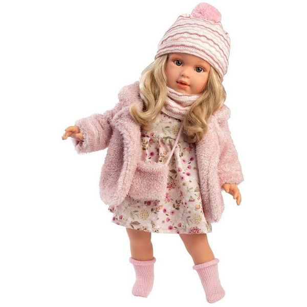 Llorens 54052 Lucia Élethű játék baba, puha test, 40 cm