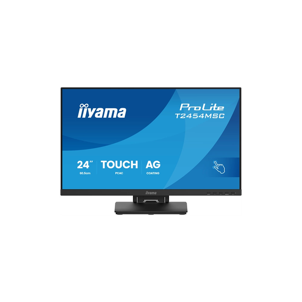 iiyama ProLite T2454MSC-B3AG computerskærm 60,5 cm (23.8") 1920 x 1080 pixel Fuld HD LED Berøringsskærm Multibruger Sort