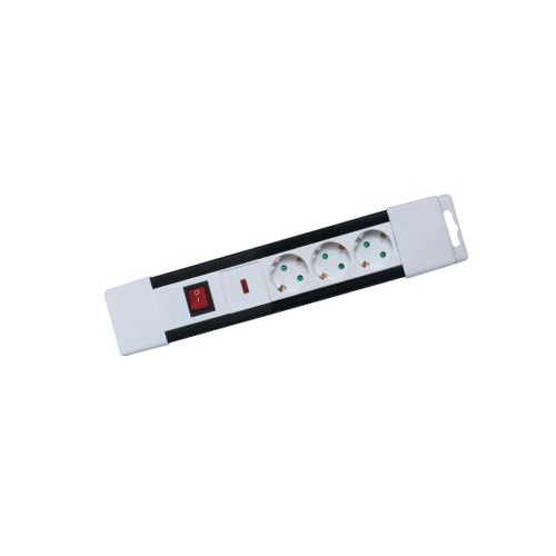 Somogyi túlfeszültségvédett hálózati elosztó 3 aljzat 2m (NVP 03K/WH) (NVP 03K/WH)