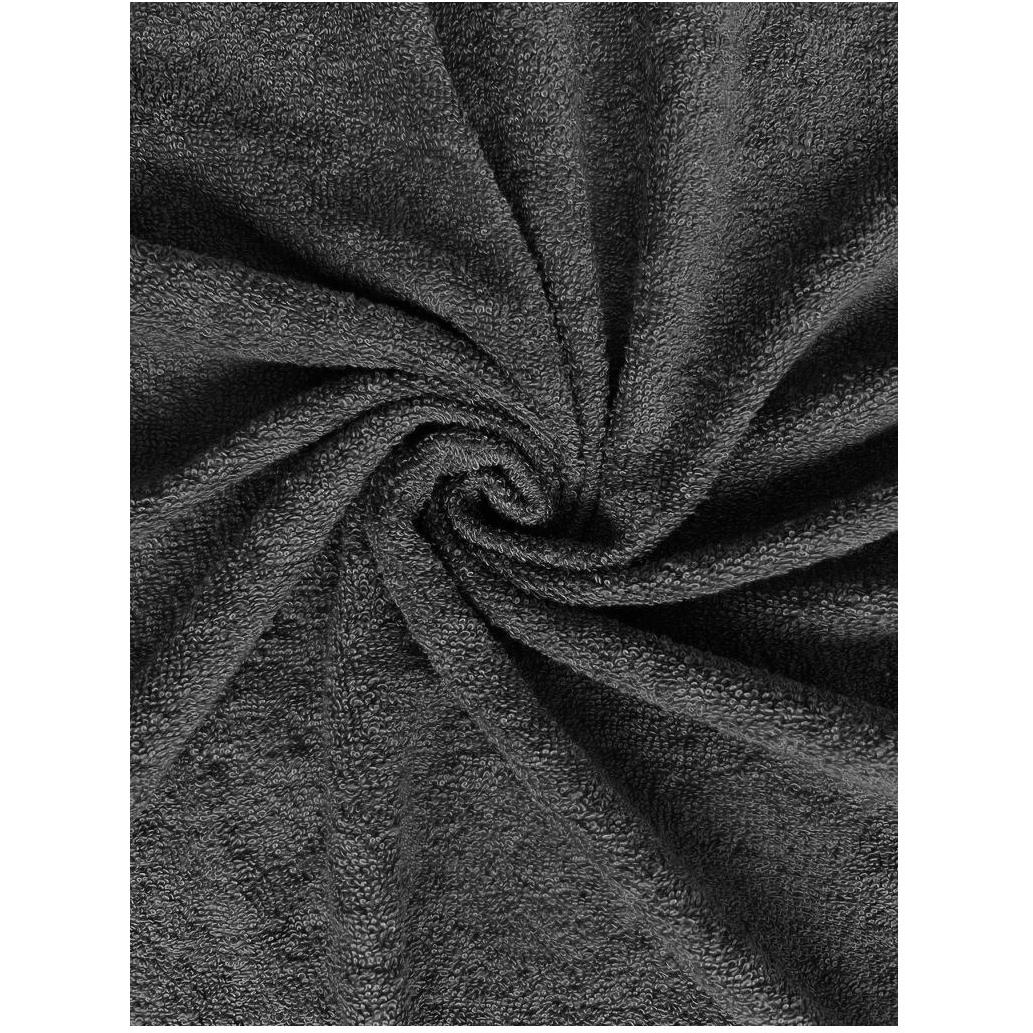 Kaptan Sheet terry Lux, 90 × 200 cm, black (5693218716-010)