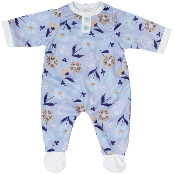 BABY born Romper Blue 43cm Dukkesparkedragt