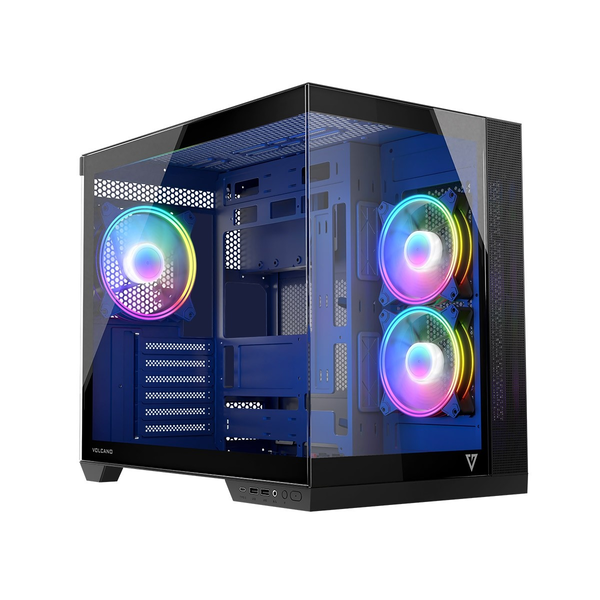 Modecom Volcano Panorama Apex 3F ARGB - Fekete