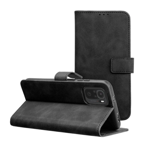 TENDER könyvtok XIAOMI Redmi Note 10 / 10S készülékhez fekete