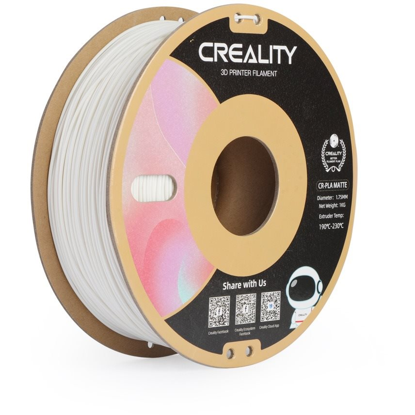 Creality CR-PLA matt gipsz fehér (3301010296)