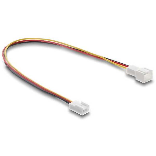 DELOCK Lüfter Verlängerungskabel Stecker zu Buchse 3Pin 30cm