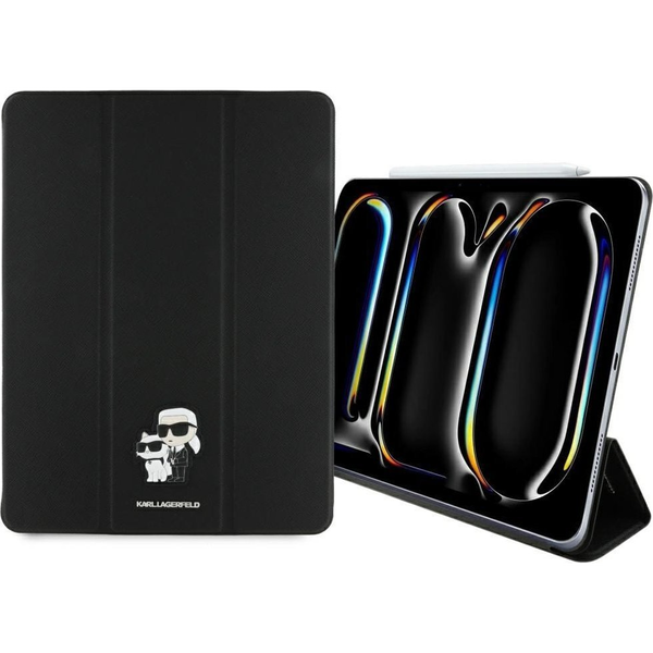 OVITEK KARL LAGERFELD ZA IPAD PRO 13 2024 MAGNETNI SAFIANO KARL &CHOUPETTE