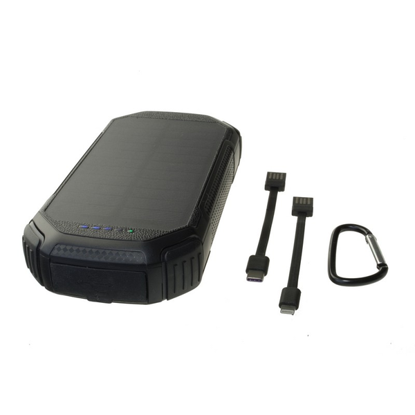 PowerNeed S20000C Power Bank 20000mAh negru panou solar