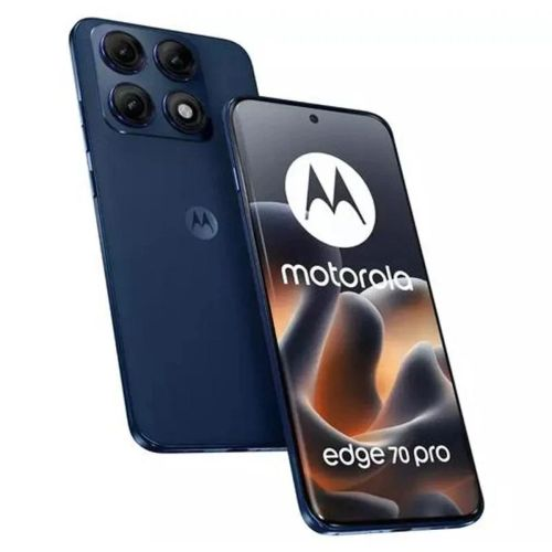 Motorola edge 70 pro 17,2 cm (6.78") Dual SIM Android 16.0 5G USB Type-C 8 GB 256 GB 6500 mAh Mørkeblå