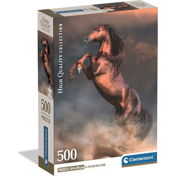 Clementoni 500 pcs CB HQC Wild Red Stallion