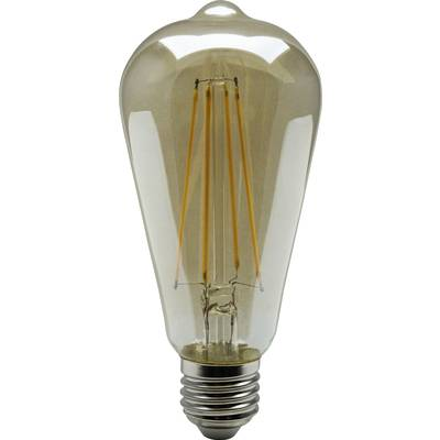 Heitronic 15002 LED E27 Rúd forma 4 W = 35 W Melegfehér (Ø x H) 64 mm x 144 mm Nem dimmelhető 1 db (15002)