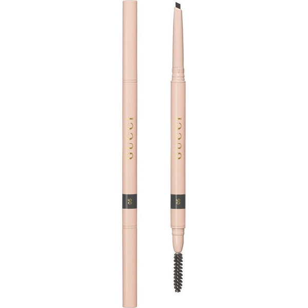  Gucci Gucci, Stylo A Sourcils, Waterproof, Double-Ended, Eyebrow Cream Pencil, 05, Gris, 0.09 g For Women