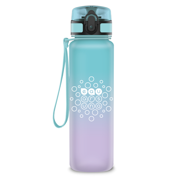 Ars Una Műanyag Matt Kulacs 600ml - Világoskék/lila