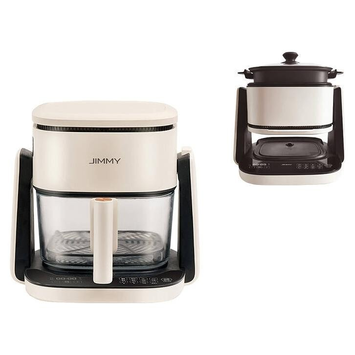 JIMMY AF3 2in1 AirFryer Forrólevegős sütő 4L 1100 Watt - Fehér (AF3)