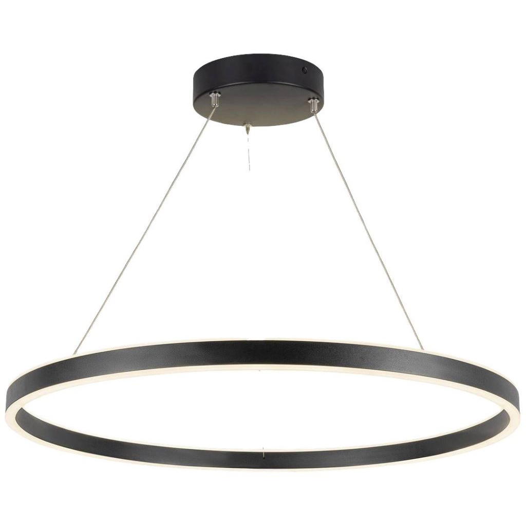 SLV ONE 80 LED-es függőlámpa Fixen beépített 28W Fekete (1004763) (SLV1004763)