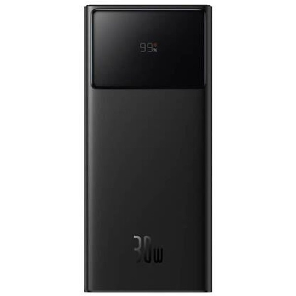 Baseus Star Lord Powerbank 30000 mAh Quick Charge 3.0, Power Delivery 2.0 Fekete állapotjelző (PPXJ3030) (PPXJ3030)