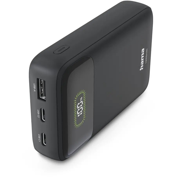 Hama PD10-W20 Polimeri di litio (LiPo) 10000 mAh Antracite