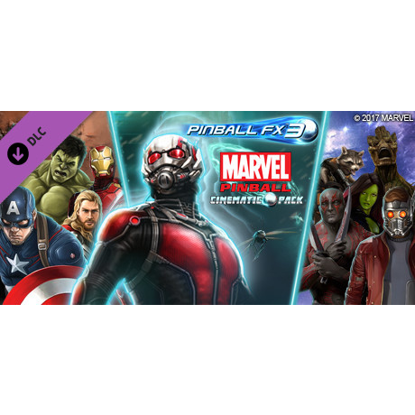 Pinball FX3 - Marvel Pinball: Cinematic Pack (PC - Steam elektronikus játék licensz)