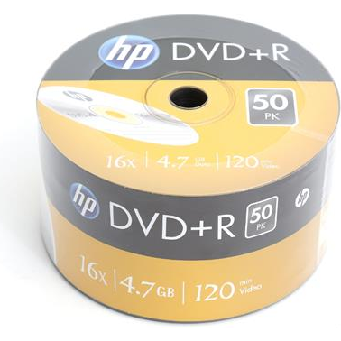 HP DVD+R 4.7 GB 16x 50 sztuk (HP1650S+)