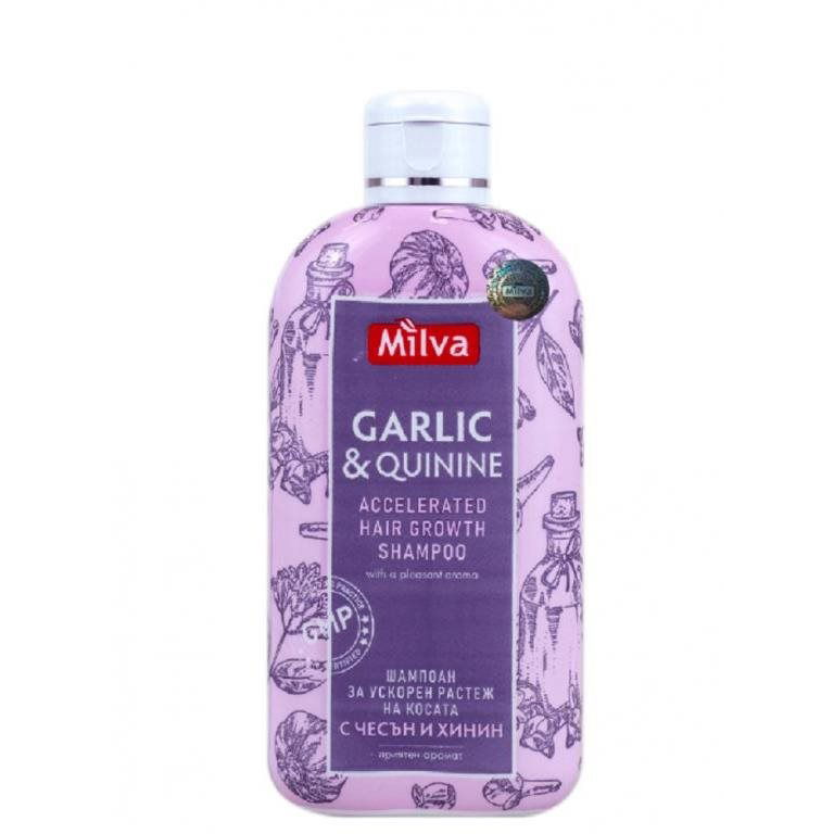 MILVA Sampon Fokhagyma és kinin 200 ml (3800231670839)