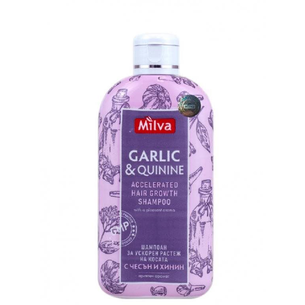 MILVA Sampon Fokhagyma és kinin 200 ml