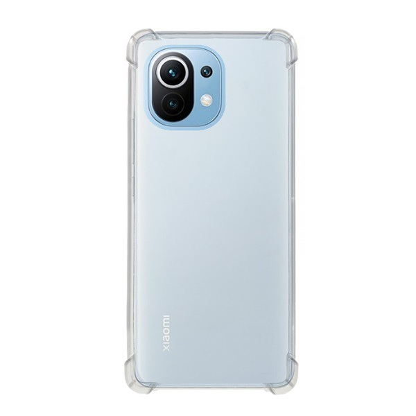 ROAR JELLY ARMOR műanyag telefonvédő (szilikon keret, közepesen ütésálló, légpárnás sarok) ÁTLÁTSZÓ [Xiaomi Mi 11 5G] (5996591045320)