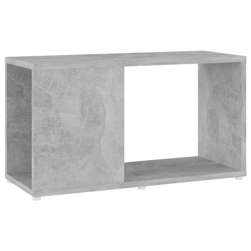 betonszürke forgácslap TV-szekrény 60 x 24 x 32 cm (809057)