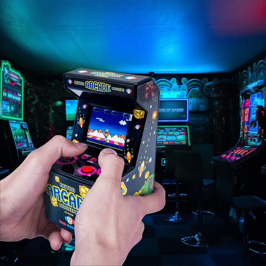 ThumbsUp! ORB Spielautomat 2,5" LCD Arcade 240Spiele schwarz (2000013)