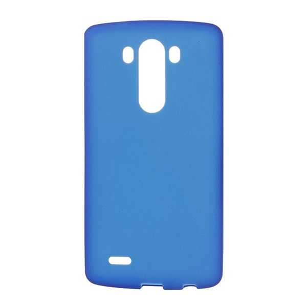 Szilikon telefonvédő (matt) SÖTÉTKÉK [LG G3 (D850)] (5996457462520)
