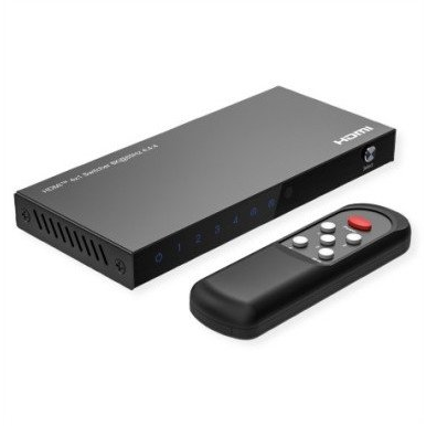 ROLINE HDMI kapcsoló 4x1 8K60Hz távirányítóval