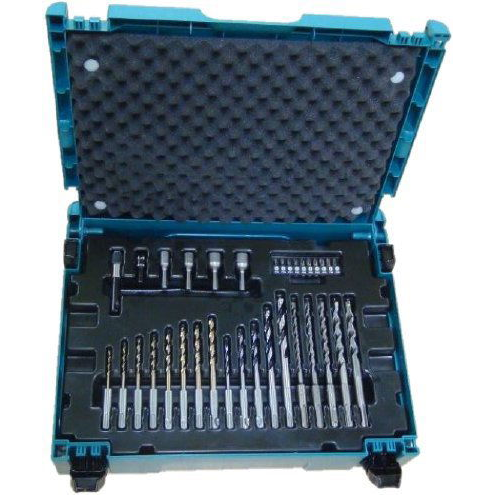 MAKITA SDS-Plus bit- és fúrókészlet, 65 darab Makpac B-69478-ban (0088381548731)