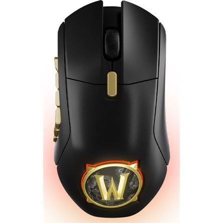 SteelSeries Aerox 9 Wireless: World of Warcraft Edition vezeték nélküli optikai Gaming egér fekete (62619)