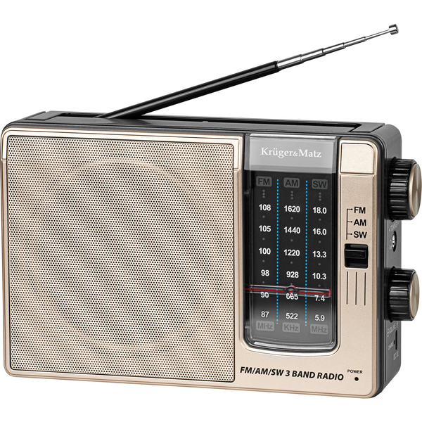 Radio Kruger&Matz Radio przenośne analogowe model KM0830
