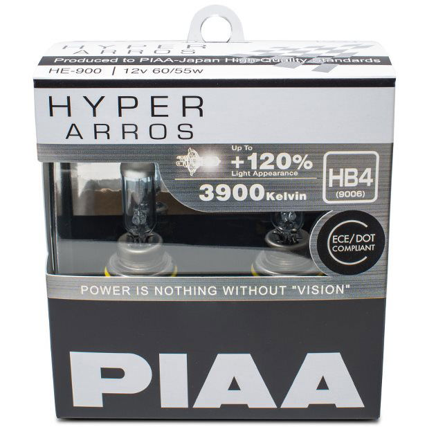 PIAA Hyper Arros 3900K HB4 + 120%-kal több fény, 2 db (HE-910)