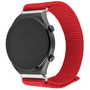Каишка за Huawei Watch GT 2 (46 мм)/GT 2 Pro/GT 3 Pro (46 мм)/Ultimate, Xiaomi Watch S1 - фиксирана найлонова спортна каишка - червена