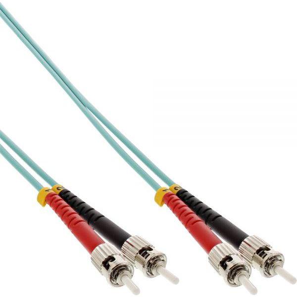 InLine 81520O InfiniBand og fiberoptisk kabel 20 m ST Turkis, Turkisfarve