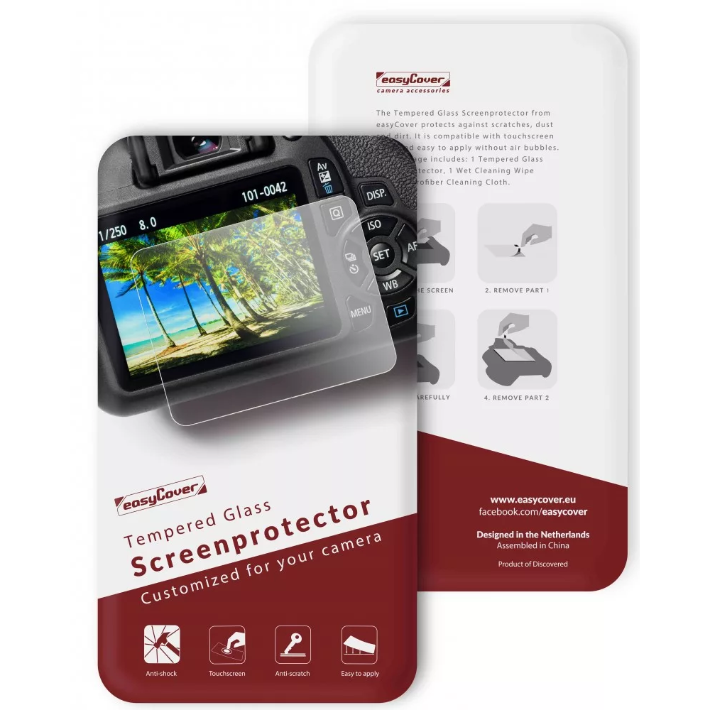 EasyCover 3" Kijelzővédő Canon EOS 100D/200D/250D/M6/M50/M50 II/M100/RP készülékhez (GSPC100D)