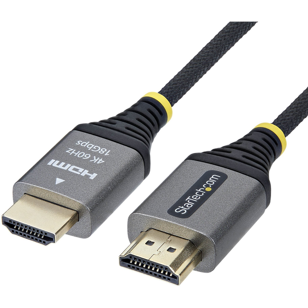 StarTech.com HDMI2-FLEX-4K60-1M cavo HDMI HDMI tipo A (Standard) Nero, Argento