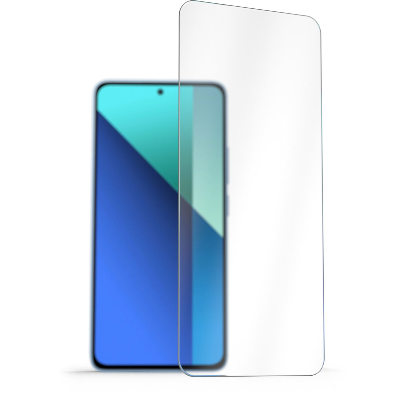 AlzaGuard Glass Protector Xiaomi Redmi Note 13 4G/5G 2.5D üvegfólia - Case Friendly (AGD-TGF235)