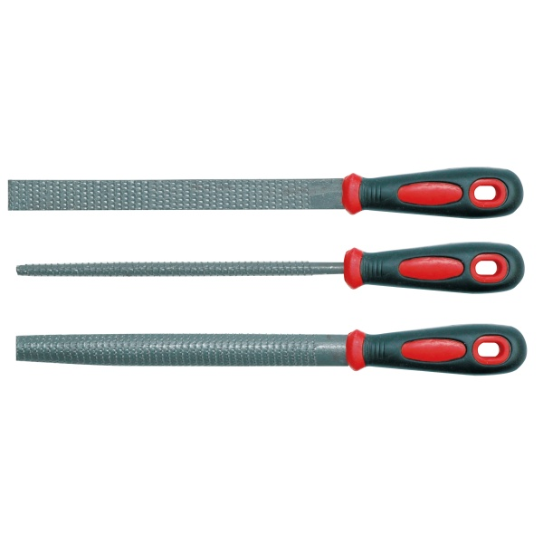 Vorel 200mm 3 részes fa reszelő/ ráspoly készlet (25173) (25173)