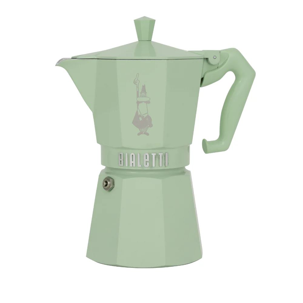 Bialetti Moka Exclusive 6 személyes kávéfőző zöld (9058) (bialetti9058)