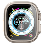 Фолио Spigen GLAStR Slim Pro, Съвместимо с Apple Watch Ultra 49мм, Стъклено, Титан, Прозрачно