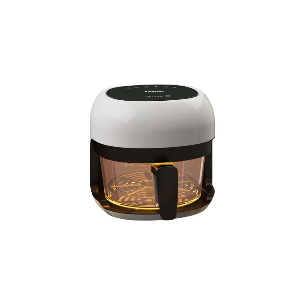Sponge 4L Forrólevegős fritőz - Fehér (AIR FRYER GLASS)