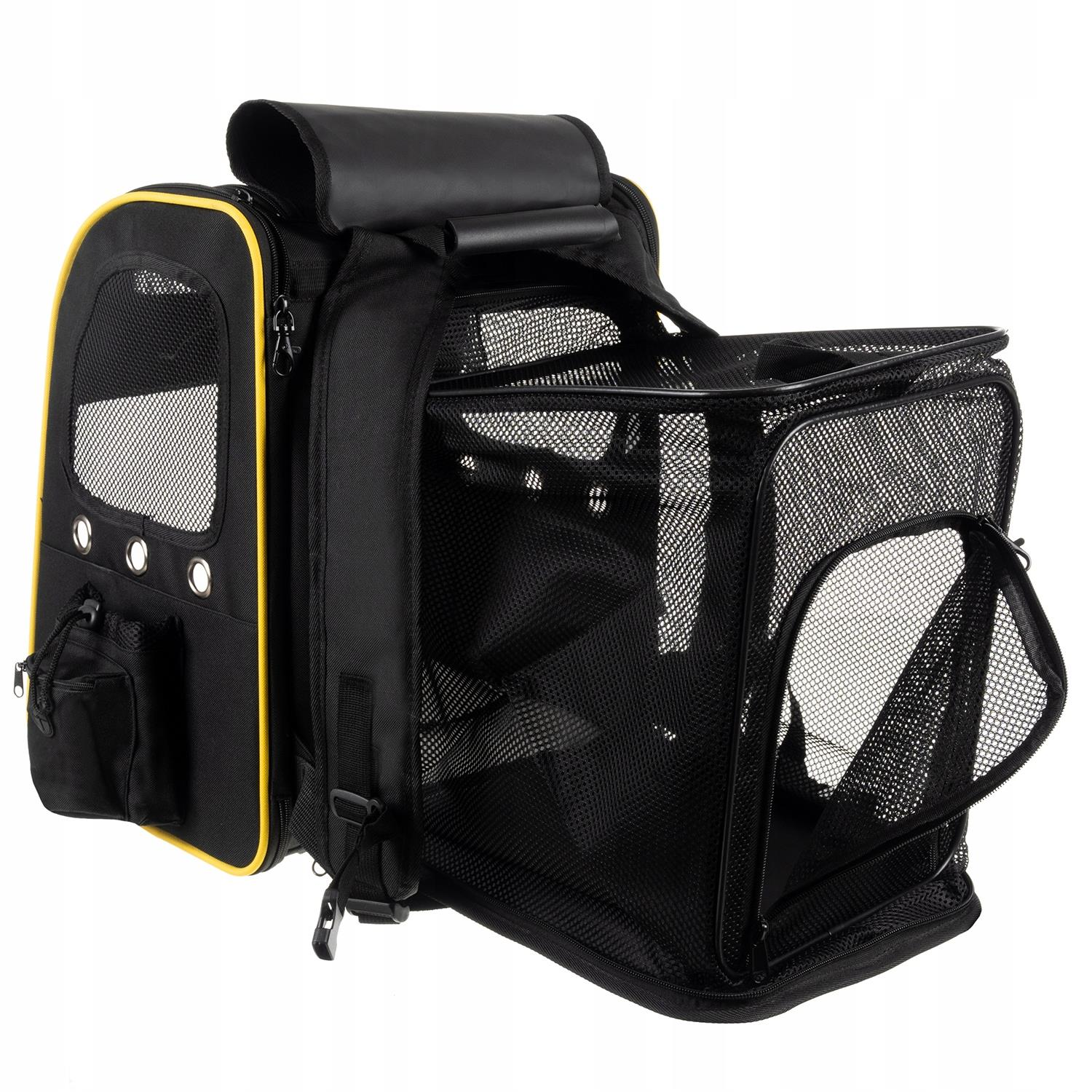 Purlov 23185 Transport backpack for dogs and cats, black (00023185)