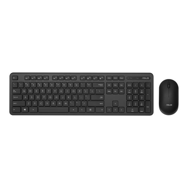 ASUS CW100 tastatur Mus inkluderet Universel RF trådløst QWERTY US engelsk Sort