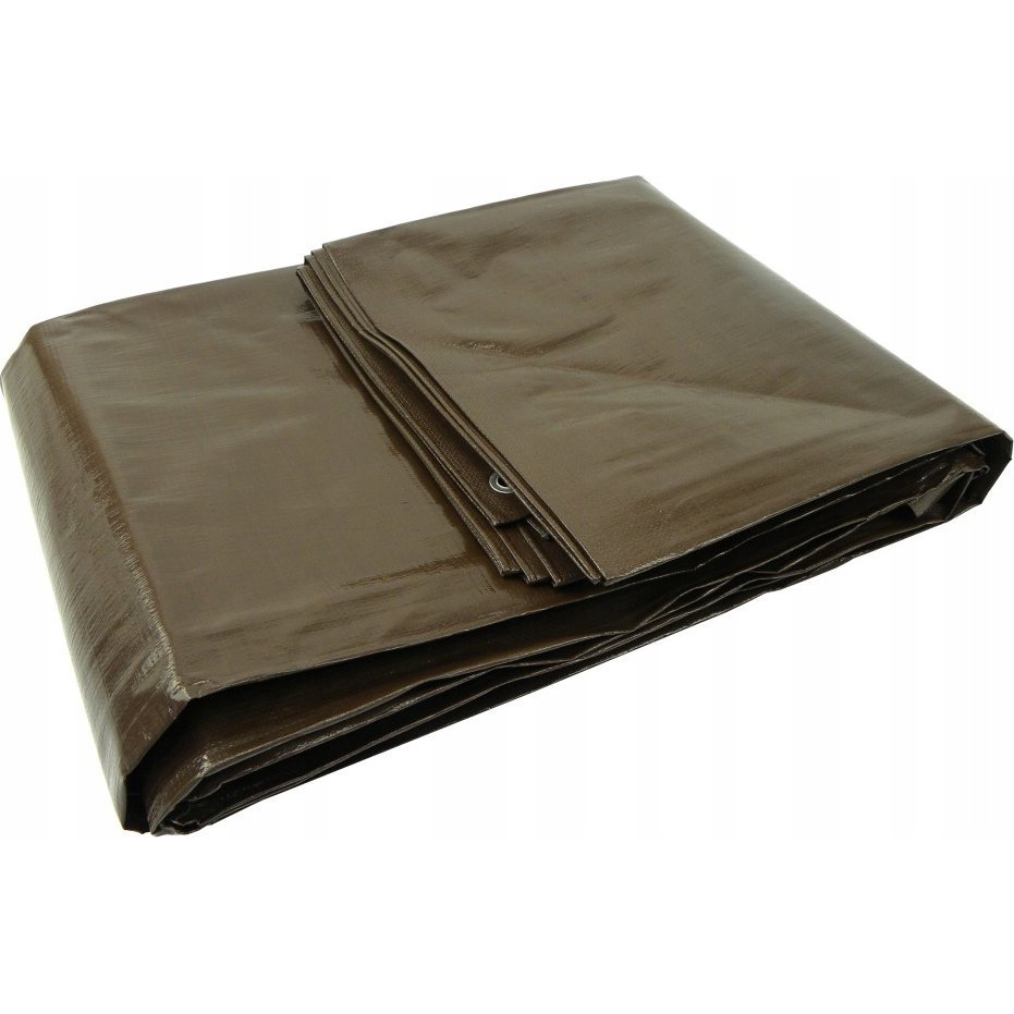 GEKO Vízhatlan takaróponyva, PP/PE, extra erős, 200 g/m2, barna, 6×12 m (G70746)